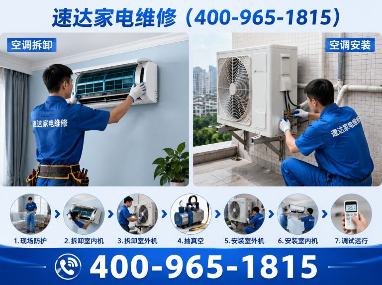佳木斯空调拆装展示图